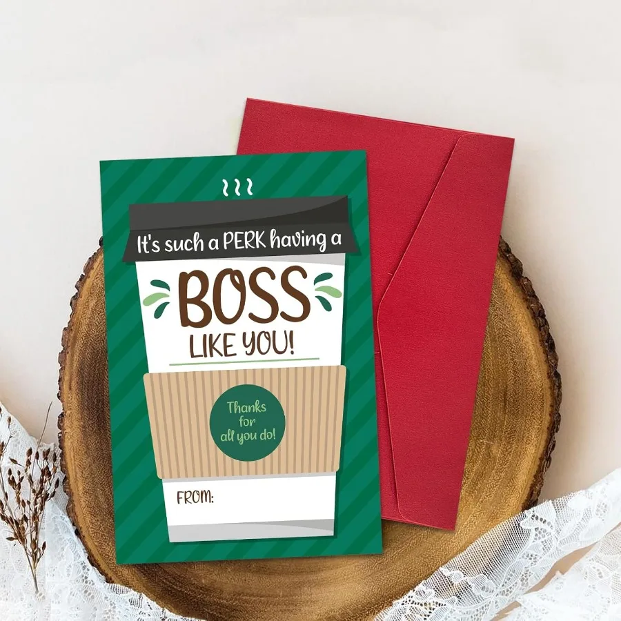 مضحك بوس بطاقة يوم هدايا للرئيس النساء الرجال لطيف بوس بطاقة يوم له بطاقة عيد ميلاد رئيسها بوس بطاقة تقدير بوس f #4