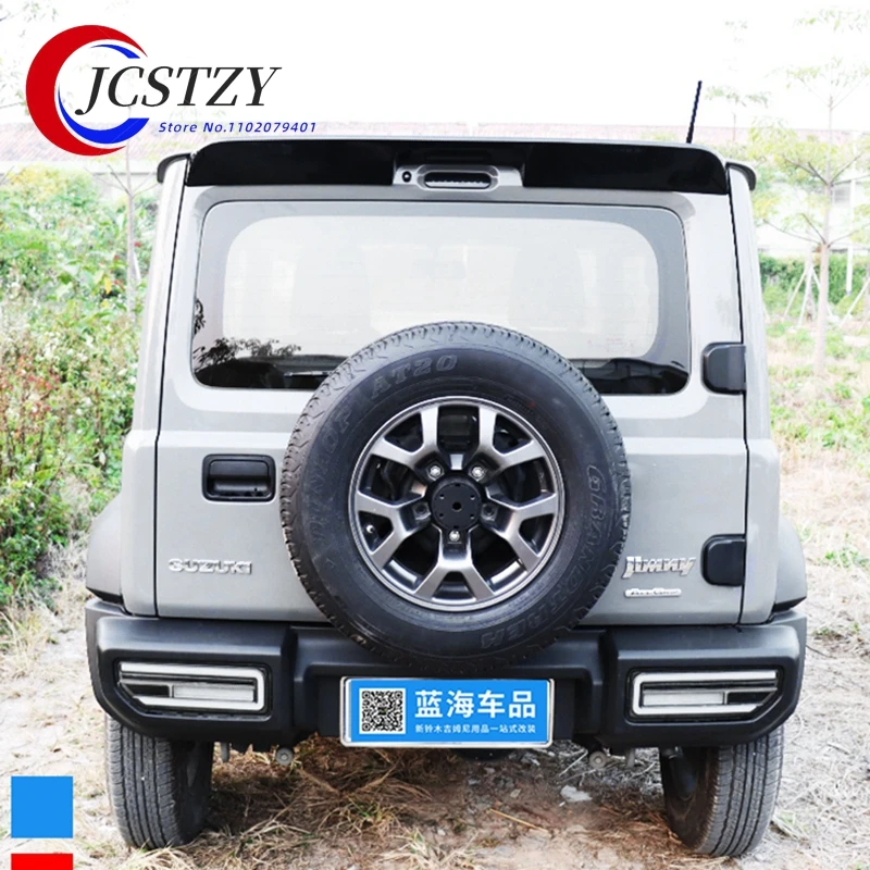 For SUZUKI Jimny Spoiler 2020-2021 SUZUKI Jimny spoiler ABS Material Car Rear Wing Primer Color Rear Spoiler