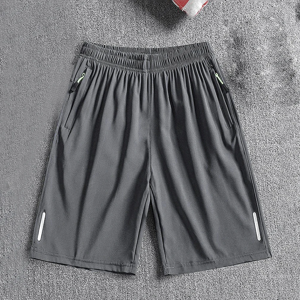 

Breathable Sports Shorts For Men Beach Short Pants Fitness Training Shorts Solid Color Design Suitable For Summer