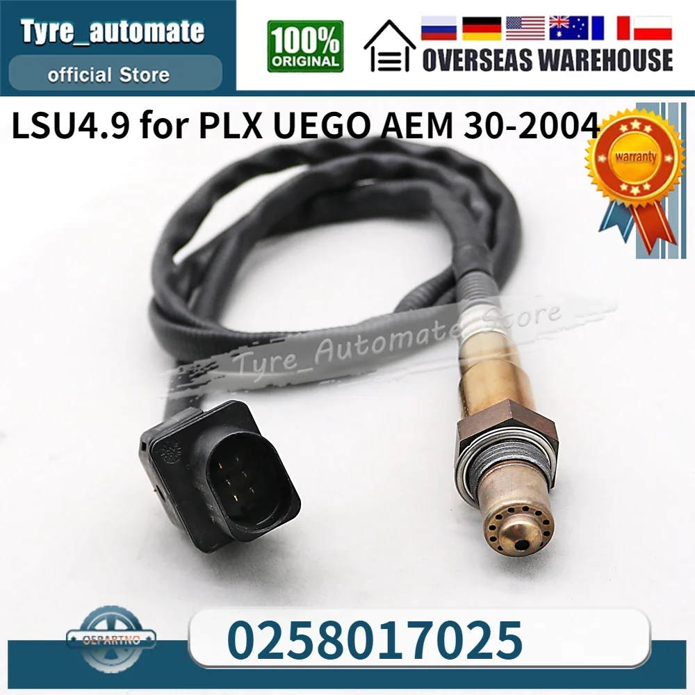 0258017025    Szerokopasmowa sonda lambda LSU4.9 dla PLX UEGO AEM 30-2004