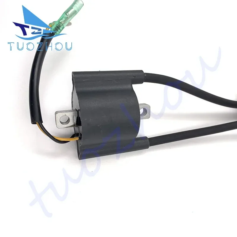 

6B4-85570-00 Ignition Coil Assy For Yamaha Outboard Engine Boat Motor 9.9HP E9.9D 15HP E15D MHS/L/XL ，6B4-85570-00-00，6B4-85570，
