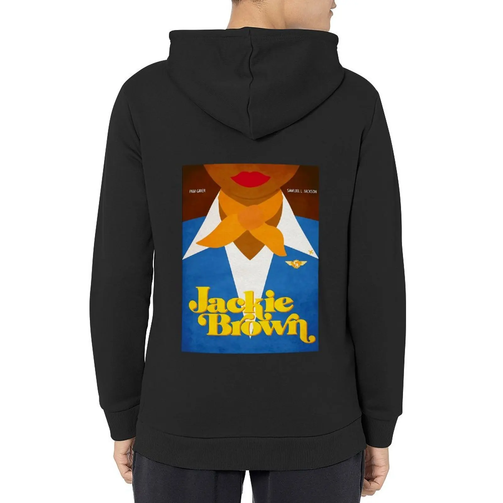 

Pam Grier Jackie Brown Poster Fanart Hoodie mens clothing anime clothing hooded shirt men's winter sweater mens hoodies