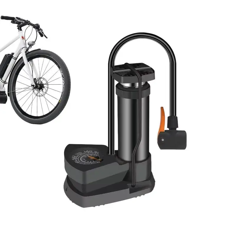 Portable Bikes Pump Bikes Pump Foot-Activated Bicycles Tire Pump Portable Multi-purpose Air Pump With Pressure Gauge For Car