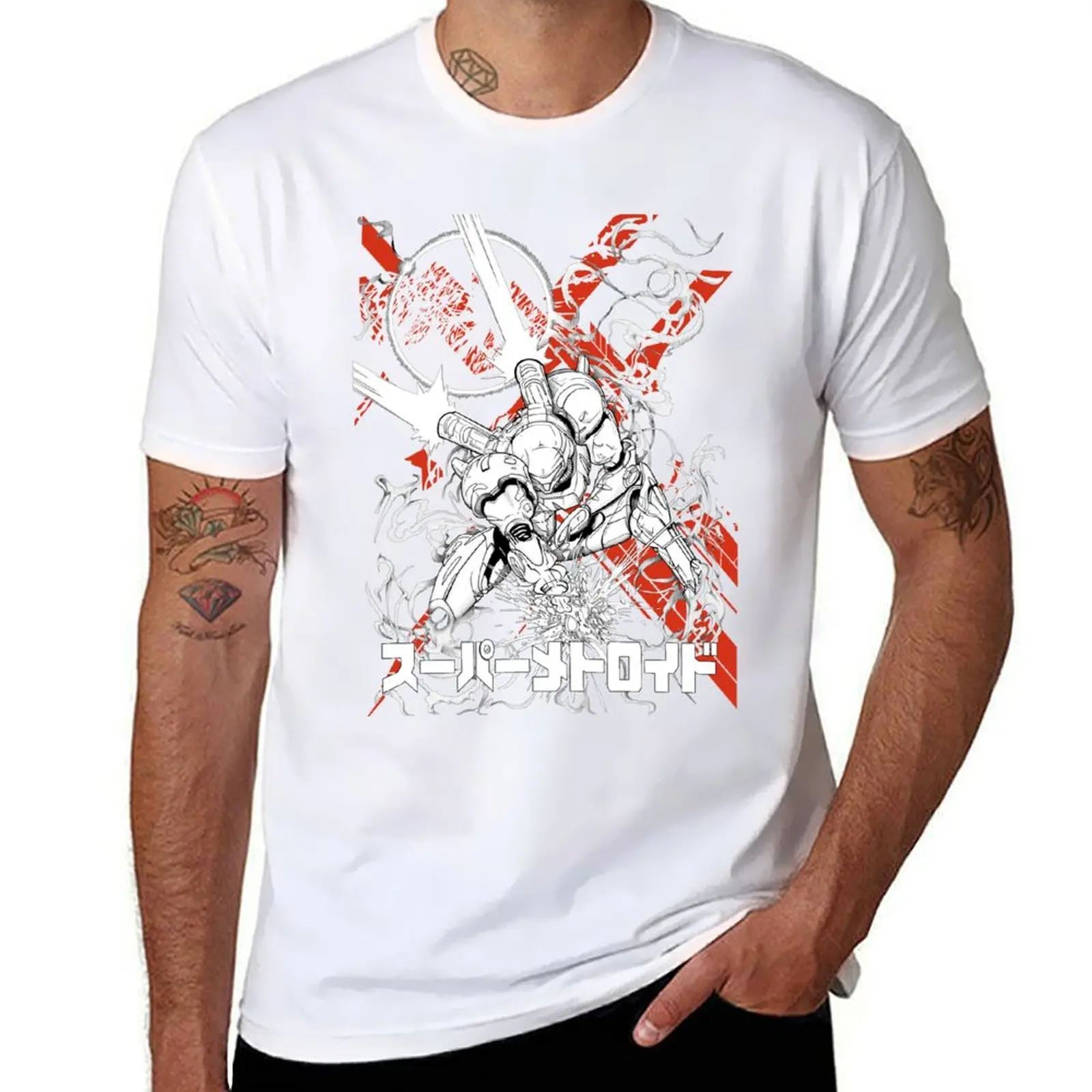 

Metroid T-Shirt Street Style Casual Tee Shirt