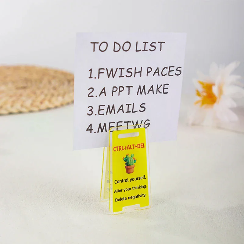 Acrylic Desk Sign 