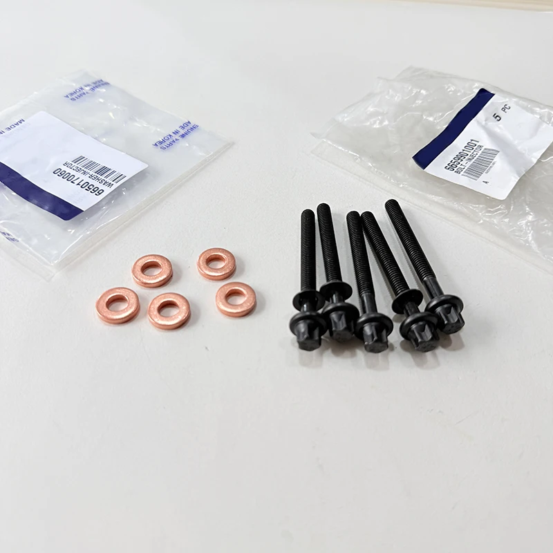 New Genuine Injector Bolts OEM 6659901001 for Ssangyong Rexton Actyon Kyron Korando C 6650170060