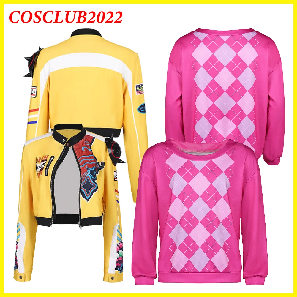 

Группа для мальчиков и девочек, детская толстовка с капюшоном Rumi для косплея, пальто, топы, костюм демонов, костюм охотника 2025 года, повседневный пуловер для ролевых игр, куртка, костюм на Хэллоуин