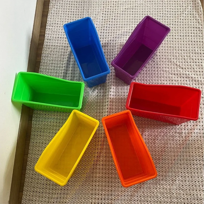 A35Q-Book And Binder Holder, For Classroom, Plastic Vertical Storage Book Organizer Folders, Office Organization,6Pcs