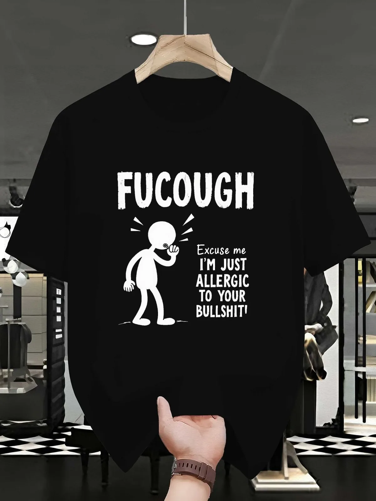 

Sarcastic Allergy Season T-Shirt with Funny Graphic Humor Tee