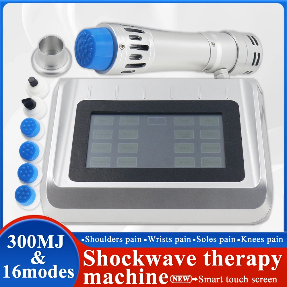 New Shockwave Ultrasound Therapy Machine Effective ED Treatment Relieve Elbow Pain 300MJ Professional Shock Wave Massage Machine