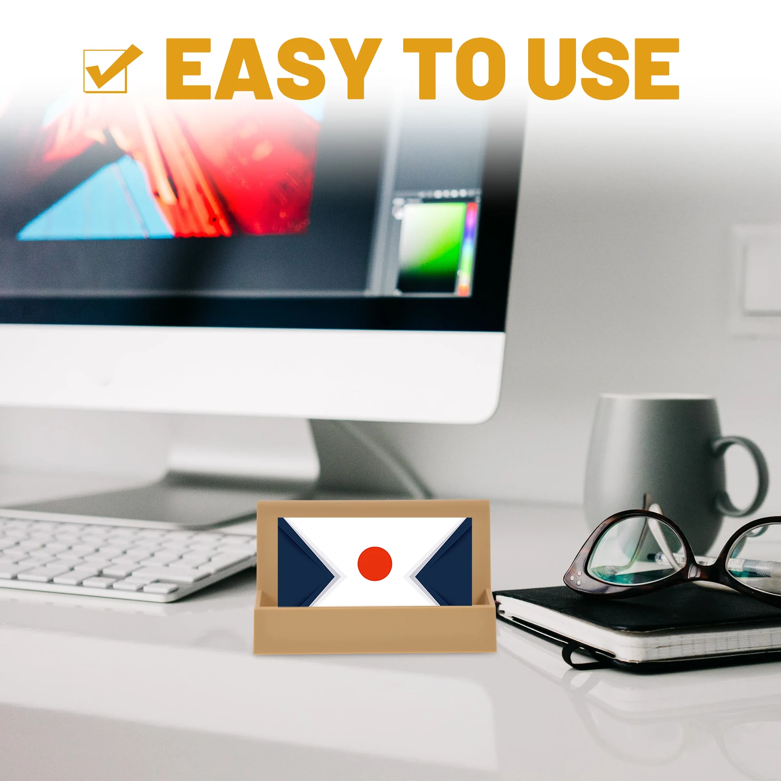 

Business Card Holder Stand for Desk Office Table Cards Organizer Storage Rack Business Card Holder For Desk Practical