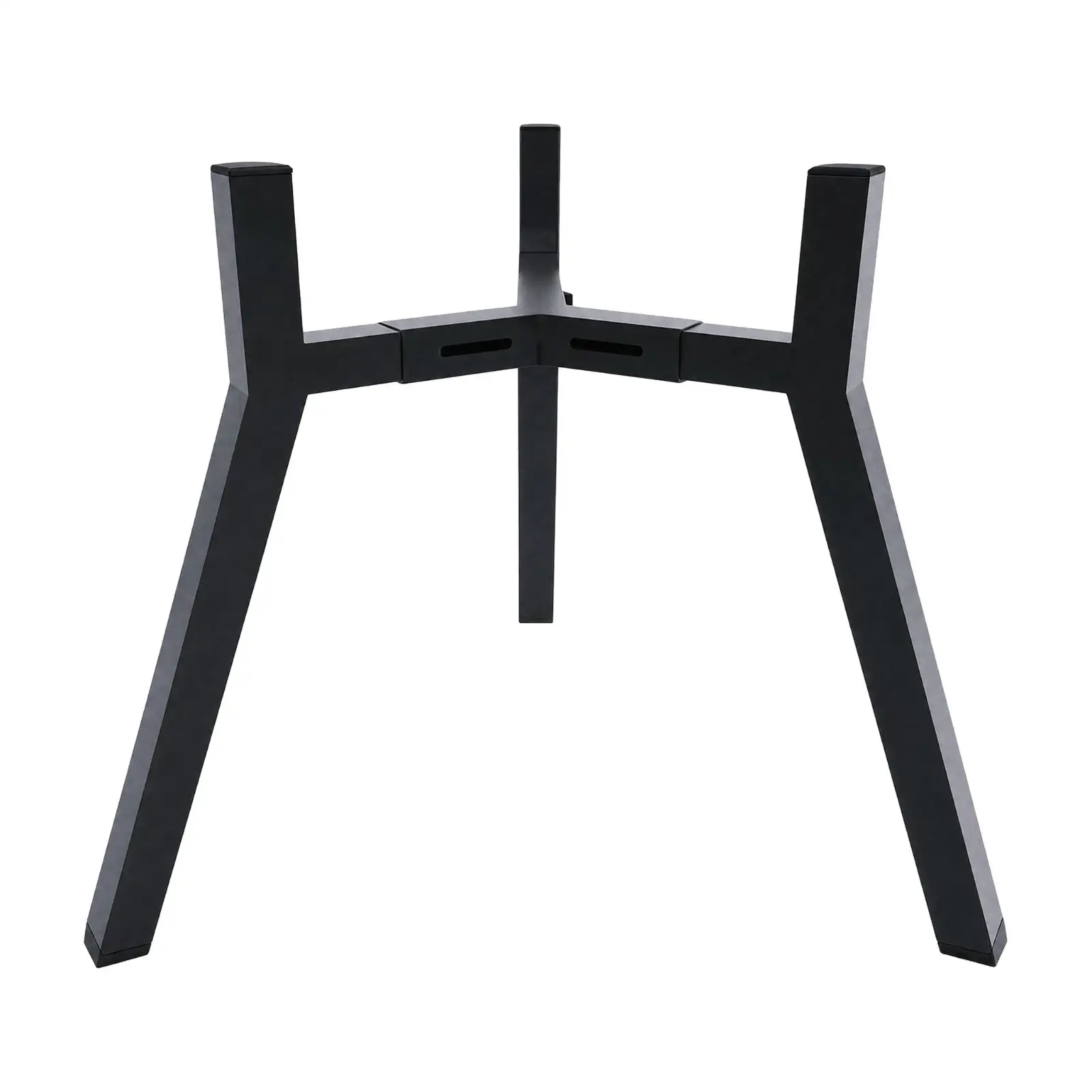 Raised Pet Bowl Stand Iron Frame Freestanding Dog Feeder Riser for Medium Large Canine