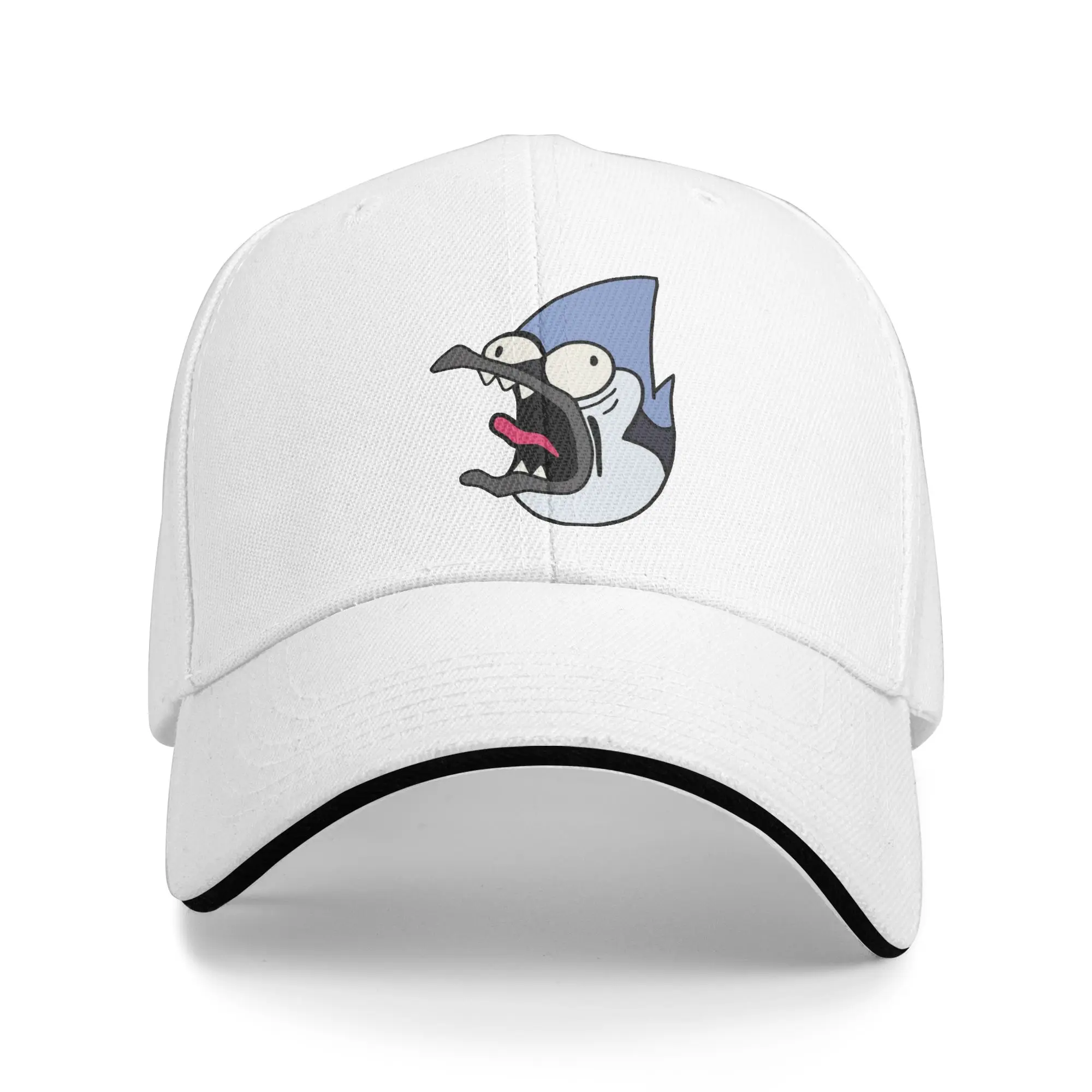 Scared mordecai Sandwich Caps Adult ,Fashion,Baseball Caps Regulars Show  Sandwich Hat Breathable Snapback Caps Sun Caps