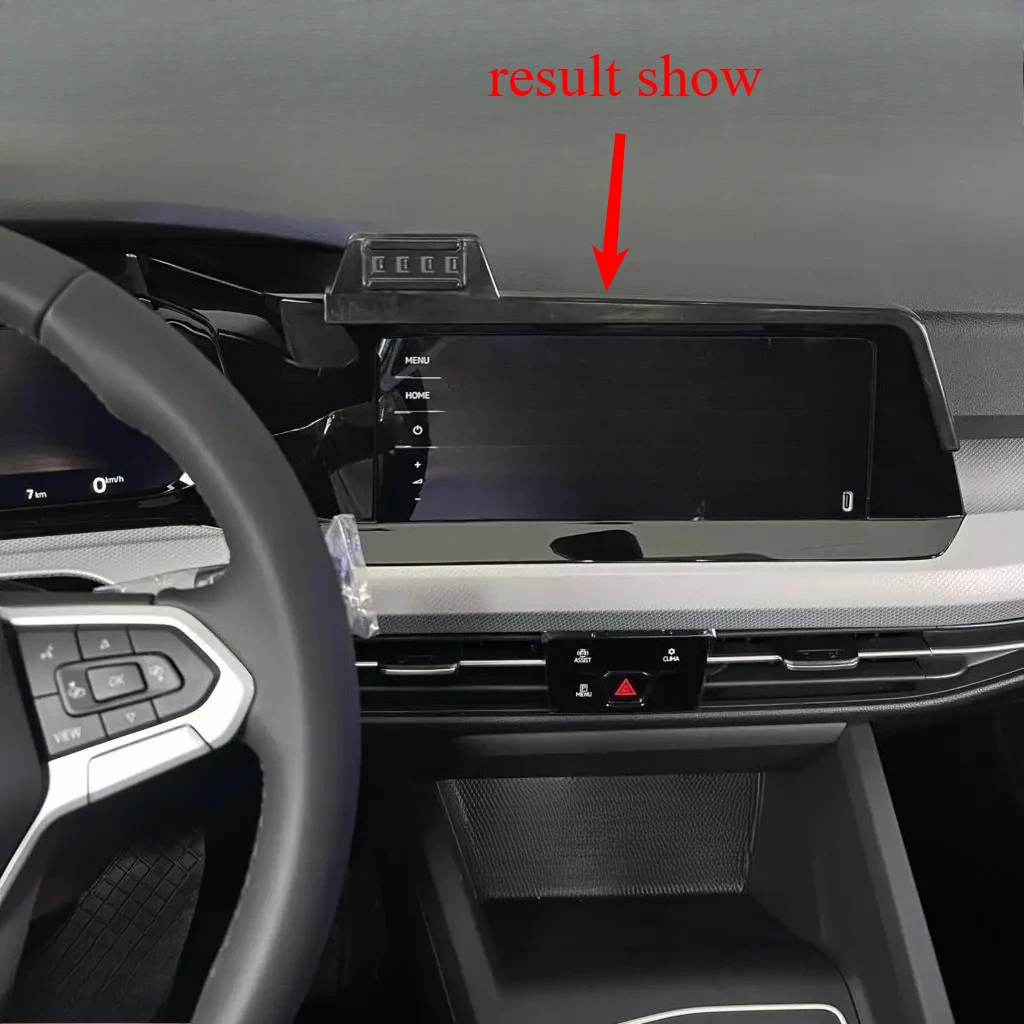 ل Volkswagen VW Golf 8 حامل هاتف السيارة MK8 2021 2022 20223 شاشة ثابتة الملاحة قاعدة شحن لاسلكي الملحقات