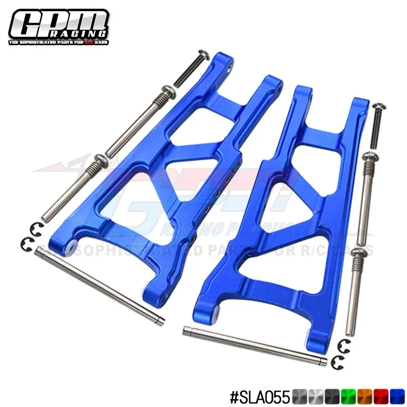 GPM Alloy Front or Rear Lower Arm Suspension Arm for TRAXXAS STAMPEDE VXL 4x4 RUSTLER VXL RUS056 TRAXXAS SLASH 4X4 1/7 XO-1