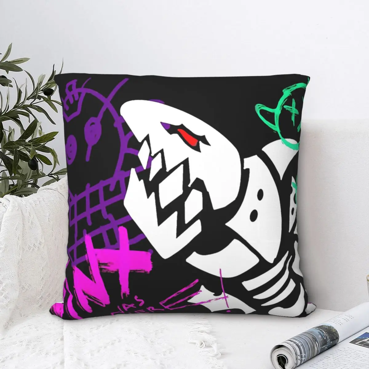 

Jinx Was Her Throw Pillow Case Arcane League of Legends Cushion For Home Sofa Chair Decorative Hug Pillowcase