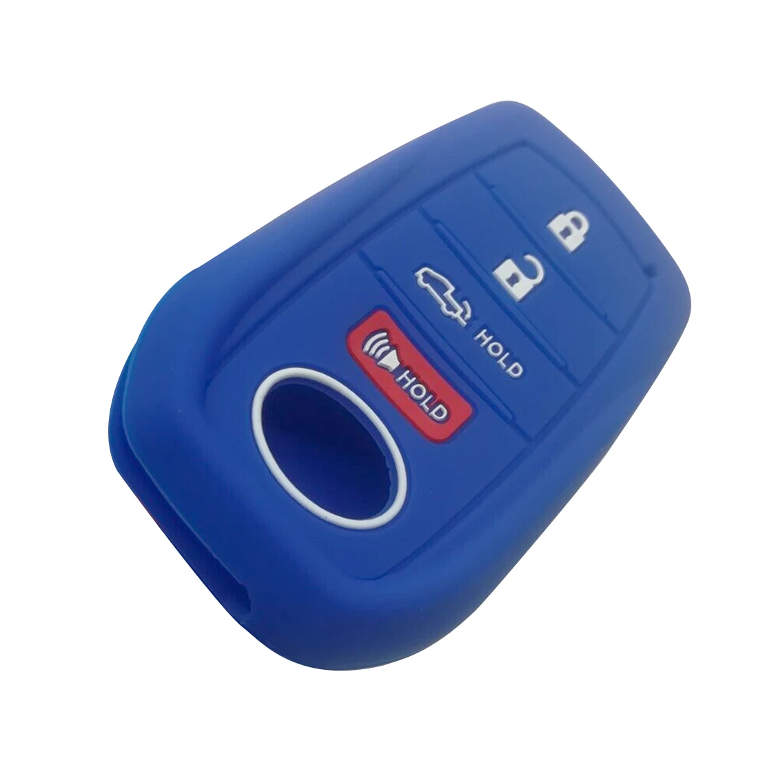 

Silicone Remote Key Fob Cover Case Dark Blue 4 Buttons Fit for Toyota Venza 2021-2023 Tundra 2022-2024