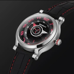 BERNY Men's Mechanical Watch Sapphire Miyota 8215 Multifunction Super Luminous Watch Compass Tire Dial Cool Play Men Wristwatch