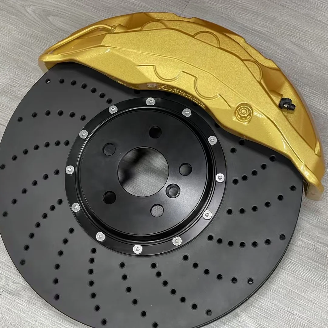 

Large Brake Kit 10 Piston Brake Calipers and 420mm Carbon Ceramic Brake Black Discs, Spare Parts Auto Parts for X5 X6 Q7 Series