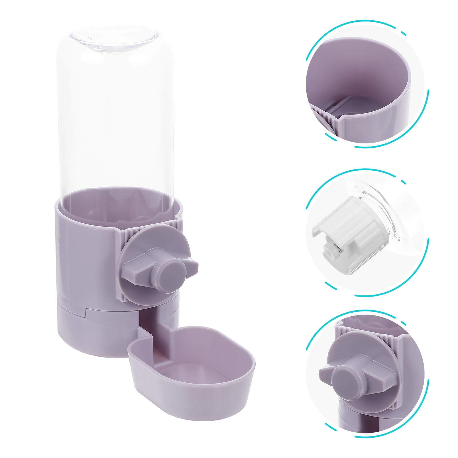 

Sturdy Automatic Pet Waterer Large Capacity Indoor Cat Feeding Bottle Dog Hanging Dispenser Cage Hanging Water Feeder Compact