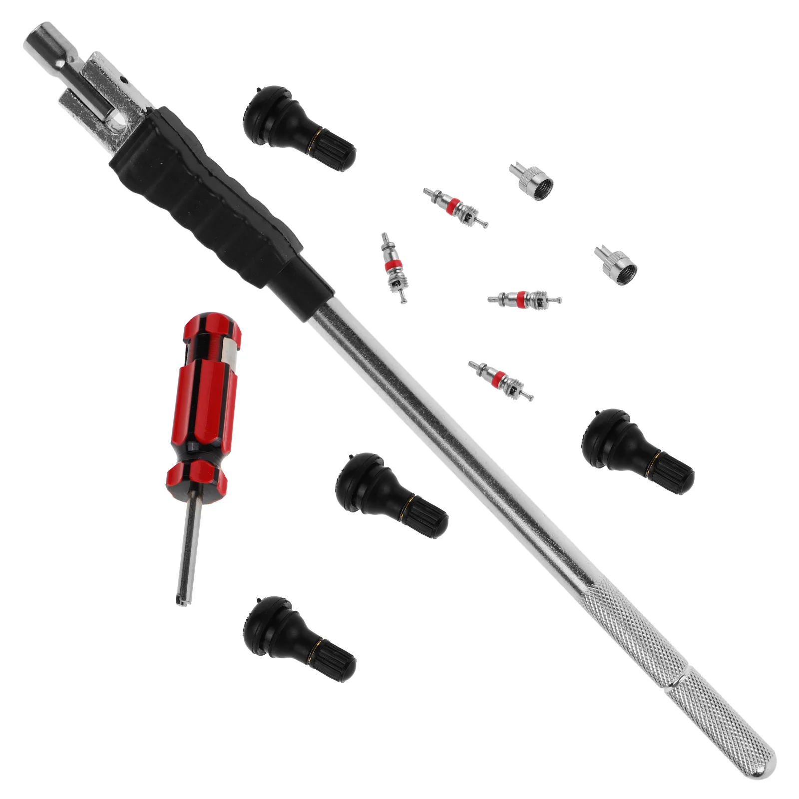 

Car Valve Installation Tire Stem Puller Tools Core Removal Installer Kit Suite Non-slip