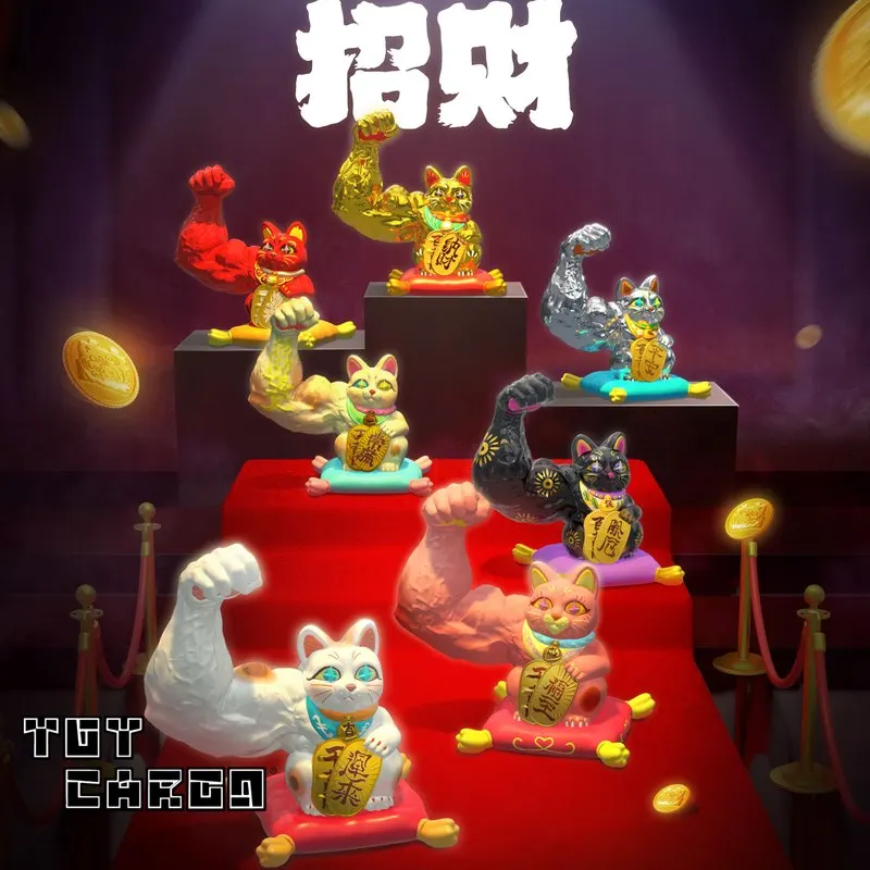 

Greatpower Fortune Cat, классическая серия, фигурки, слепая коробка, украшение Lucky Cat, украшение для дома, рабочего стола, игрушка-сюрприз, загадочная коробка, подарок