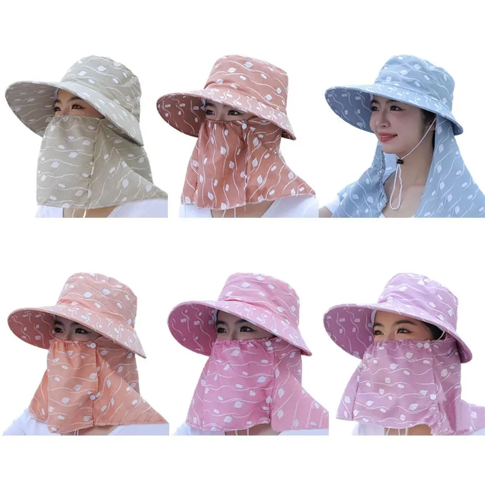 Fishing Hunting Hiking Wide Brim Outdoor Protective Cover Sun Hat Visor Caps UV Protection Hats