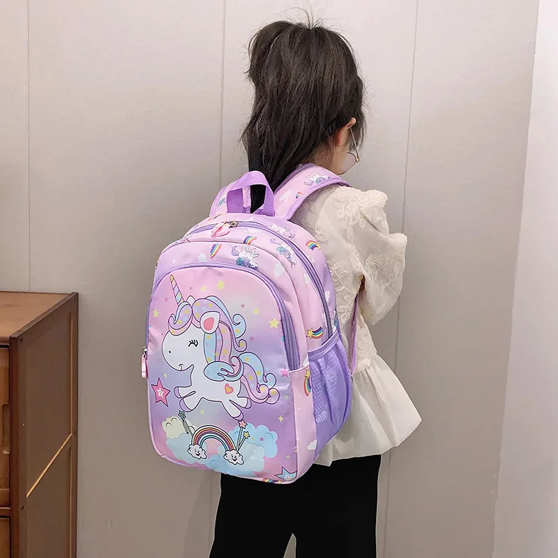 Unicorn Backoack for Girl Cute Cartoon Backpack for Girl Baby Cartoon Toddler Backpack School Bags Mother Kids Bags for Girl Sac