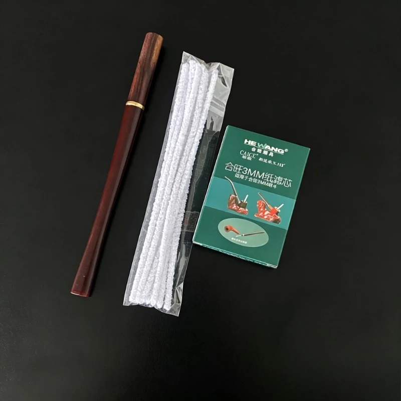 17 cm Mikrofilter, hochwertiges Mundstück zur Rauchfilterung, Filter zur Entfernung von Teer, wiederverwendbarer Zigarettenfilter, passend für 8 mm und 5,5 mm.