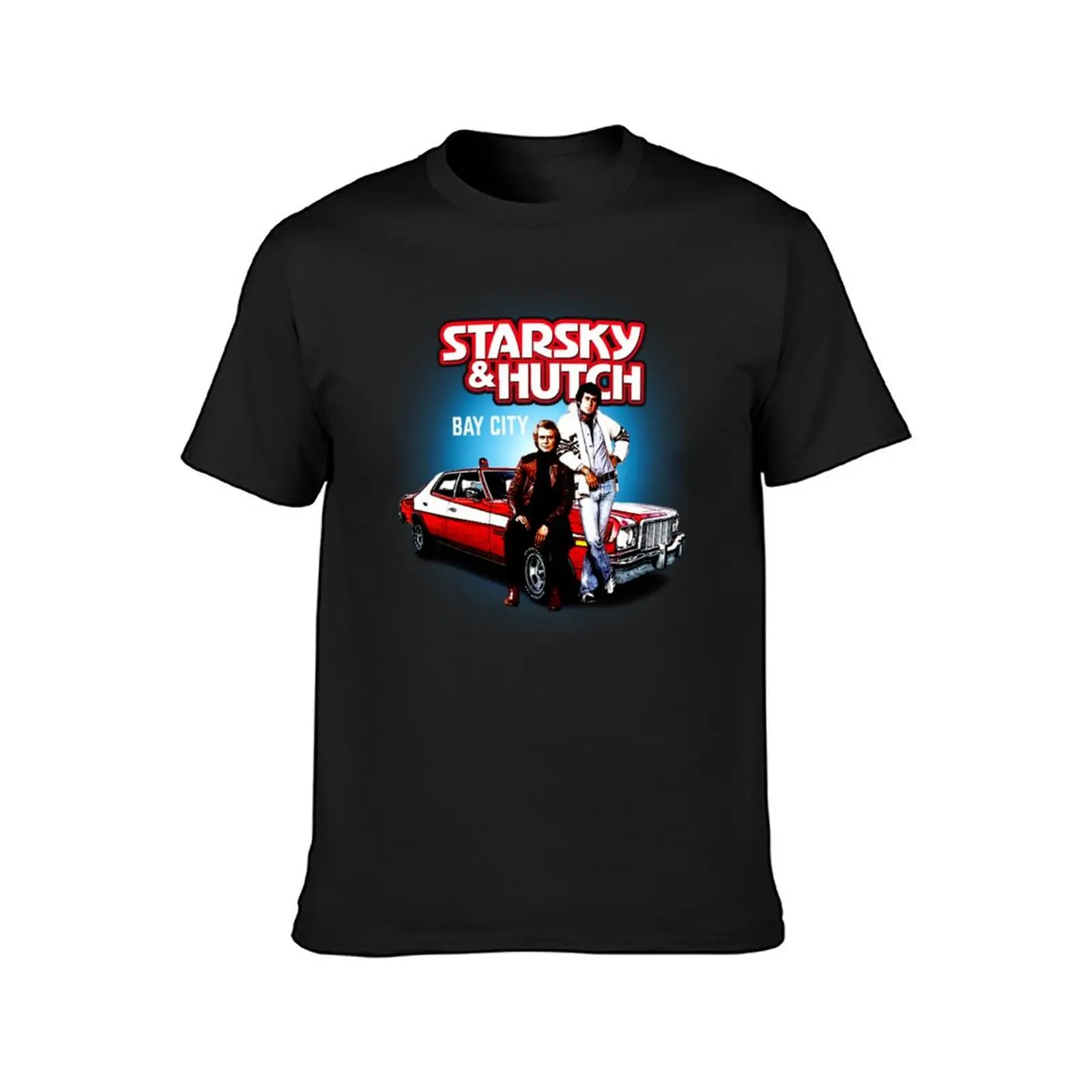 Starsky and Hutch TV series T-Shirt tops kawaii clothes men clothes