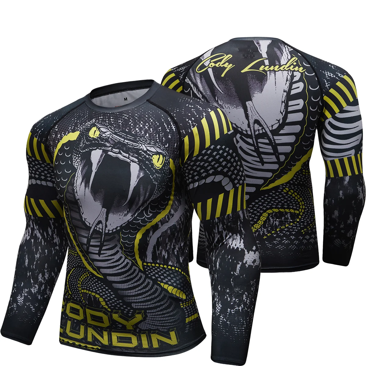 UV Sun Protection Sports Rash Guard With Snake Print Masculine jiu jitsu Bjj Rashguard No Gi MMA Clothes Compression Sweatshirts