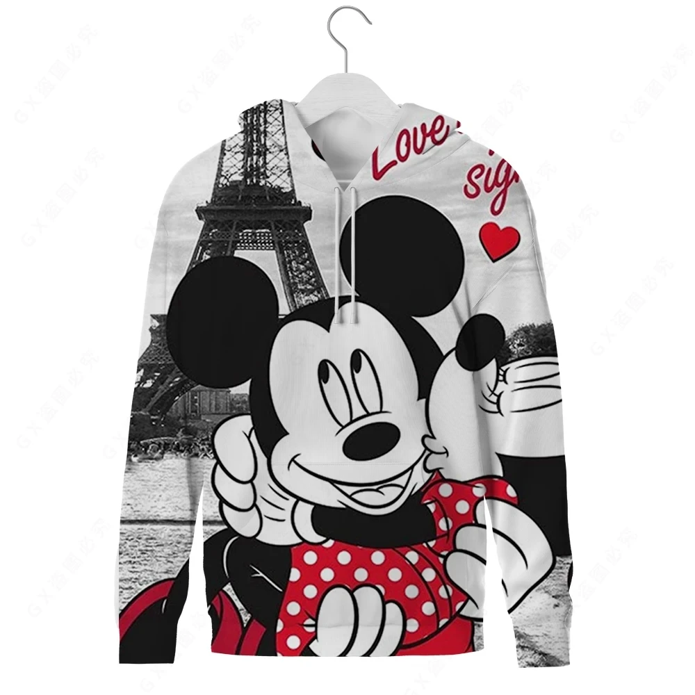 

Homens e mulheres Mickey Mouse Animation Hoodie, 3D Printing, Harajuku, Meninos, Moda Feminina, Disney, Outono, Inverno, Engraça