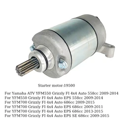 Starter Motor ATV For Yamaha Grizzly 550 700 Kodiak 700 Replace For 28P-81890-00-00 28P-81890-01-00 410-58036 SMU0512