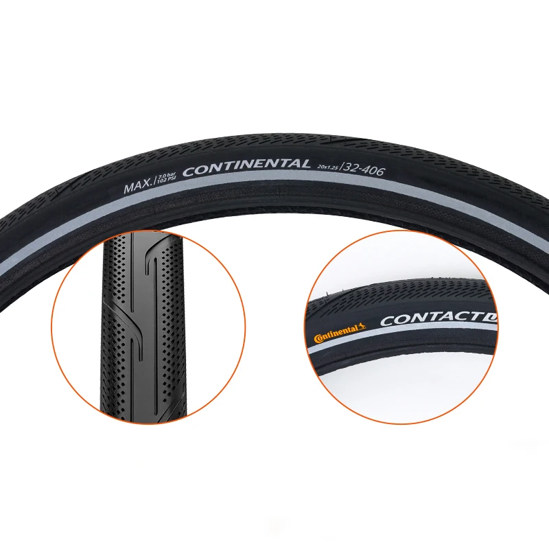 コンチネンタルコンタクトアーバン 20x1.25/1.6/2.0 折りたたみ自転車