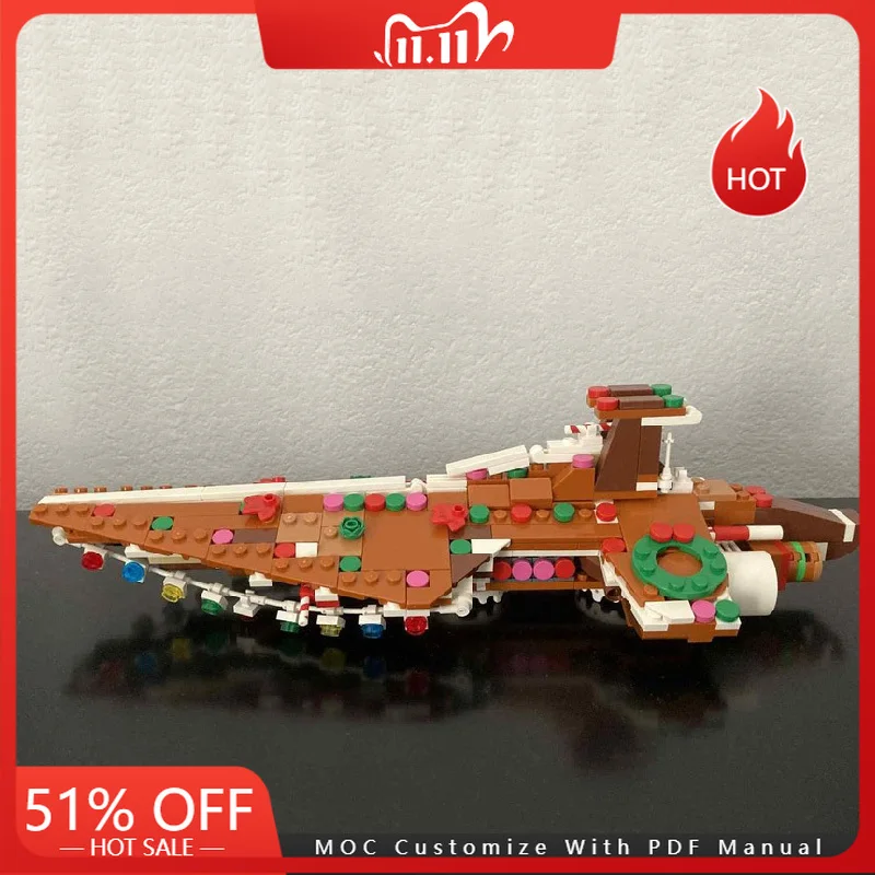 

508 PCS Star Battle Cool Destroyer Model Building Blocks Bricks Creative Assembly Educational Display Toys Kids Birthday Gifts