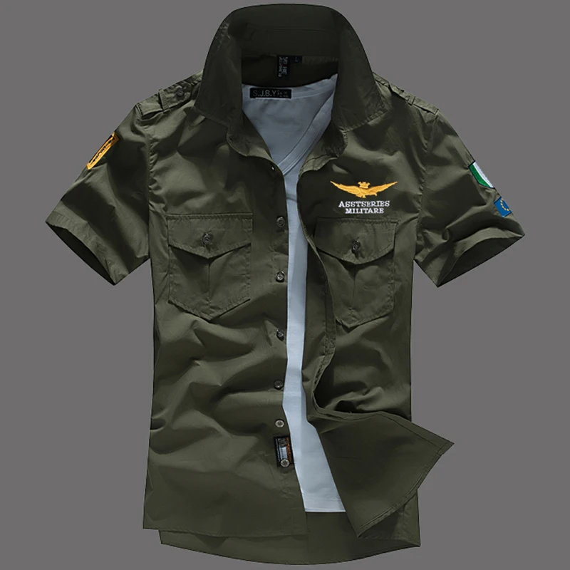 

Повседневный свободный хлопок ort Sve irt с вышивкой из чистого хлопка, легкий летний светильник для пар, молодежная летняя мода