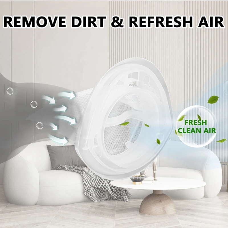 Peças de reposição do filtro Hepa, Compatível para Blackdecker EVF100, BDH9600CHV, Aspirador de mão Acessórios