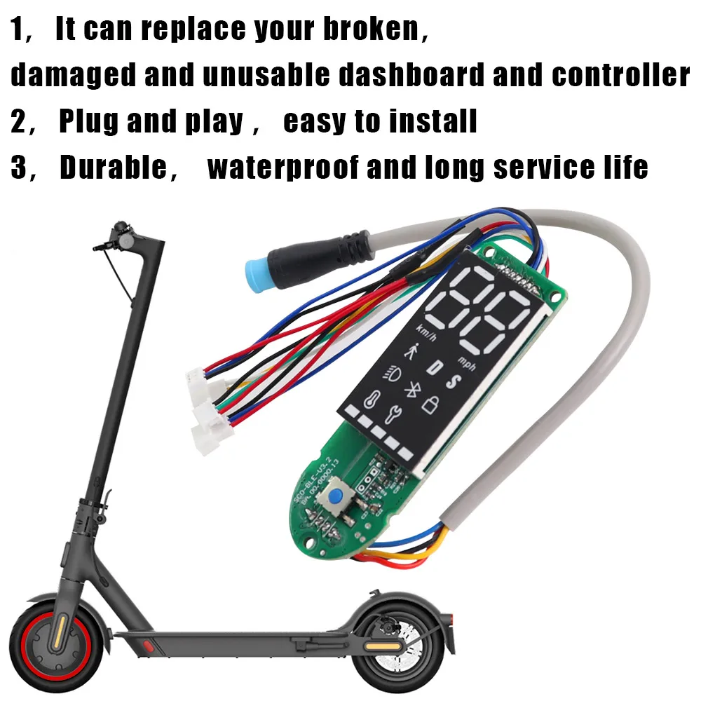 Painel alemanha pro 2 scooter elétrico atualizado bt placa de circuito display assembléia para xiaomi pro 2 substituição acessórios