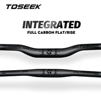 Manillar de bicicleta TOSEEK Mtb de carbono 31,8*580-720/740/760mm manillar negro mate para accesorios de bicicleta de montaña