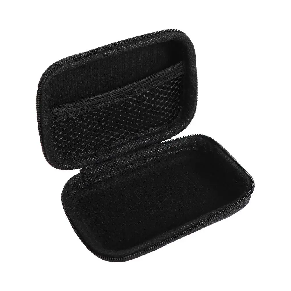 Headphone Mini Storage Charger Protection Bag Storage Pocket Pouch Zip Lock Case Data Cable Bag EVA Zipper Bag Earphone Bag