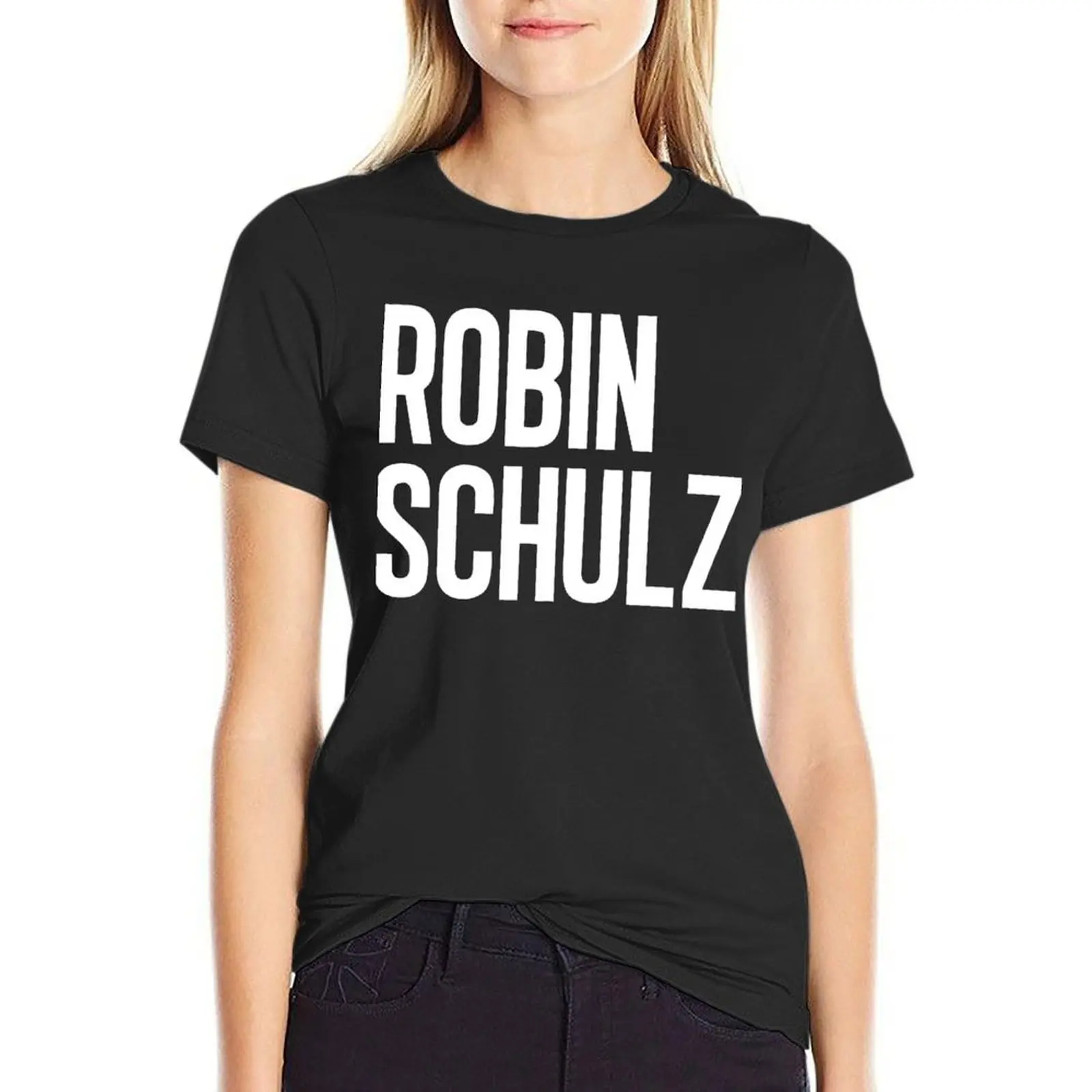 

Robin Schulz Logo Essential T-Shirt vintage clothes anime vintage rock and roll t shirts for Women