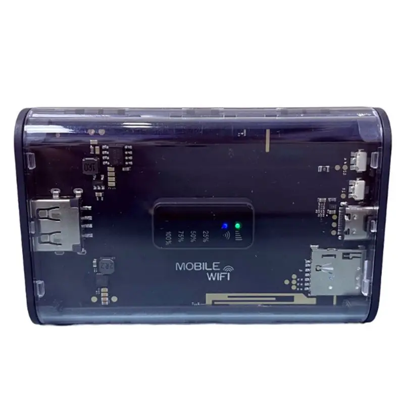 

Стильный-5200 мАч LTE-маршрутизатор Защитный мини-маршрутизатор 4G 150 Мбит/с Беспроводной Wi-Fi Точка доступа для путешествий на открытом воздухе Слот для SIM-карты Версия ЕС Easy T