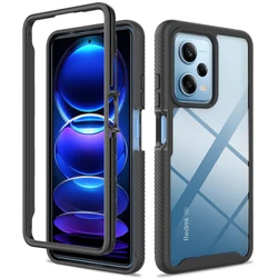 for Redmi Note 12 Pro 5G Phone Case ,Shockproof Clear Case TPU Bumper Rugged Cover For Poco X5 Pro 5G