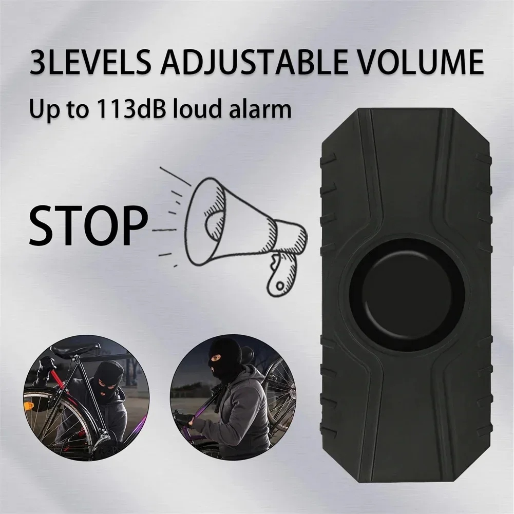 waterproof bike alarm in rain