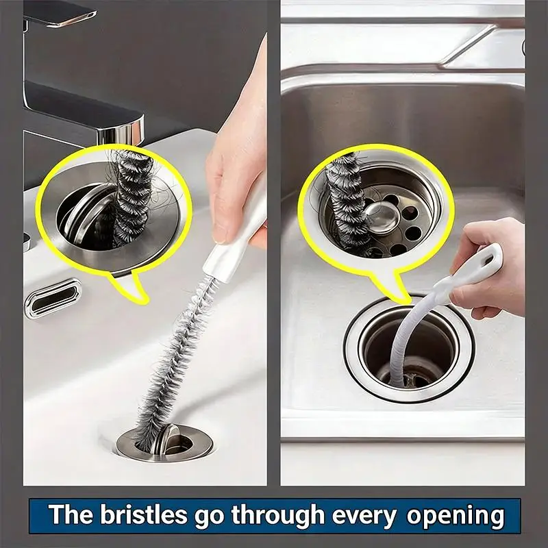 Home Kitchen Hair Cleaning Drain Cleaner Water Pipe Unclogger Washbasin Drain Clog Remover Unblocking Tools To Sewer Plunger’