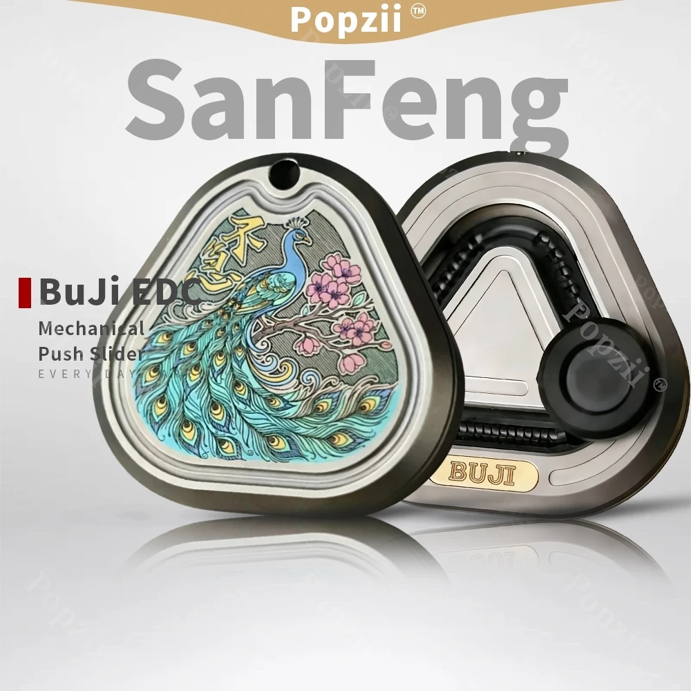 

Механический многофункциональный слайдер BuJi EDC из титанового сплава для взрослых, интенсивная антистресс-игрушка для снятия напряжения