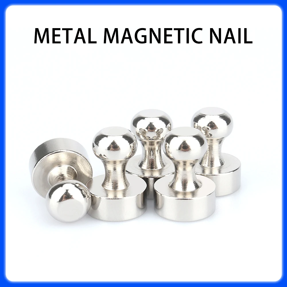 Pregos magnéticos de metal d16x20, unhas magnéticas fortes d11x13mm, pastas de geladeira, placa branca, escritório, ímã poderoso, percevejo d12 * 16