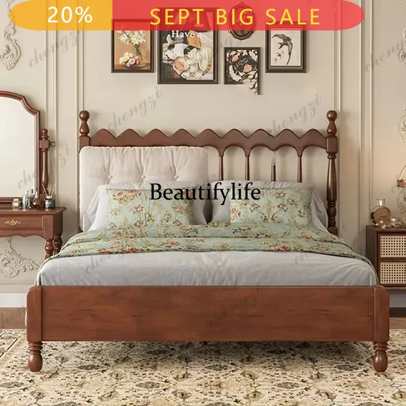 DD Headboard Decoration Double Bed Frame Comforter Single King Size Bed Full Size Bases Bedframe Lit 2 Personnes Home Furniture