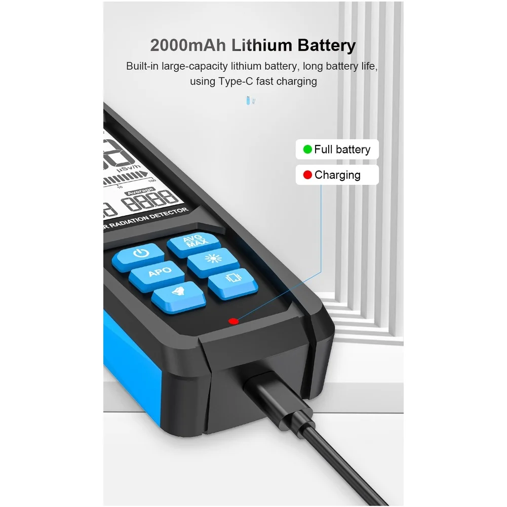 For Home Safety Check Electromagnetic Field Meter Nuclear Radiation Monitor Ground Radiation Monitoring Instrument