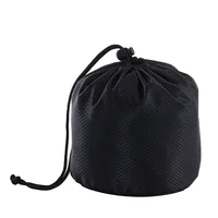 Bolsa de almacenamiento de almohada de espuma viscoelástica portátil para viaje, avión, tren, en forma de cilindro, reposacabezas de viaje, organizador de cojín, bolsa de embalaje